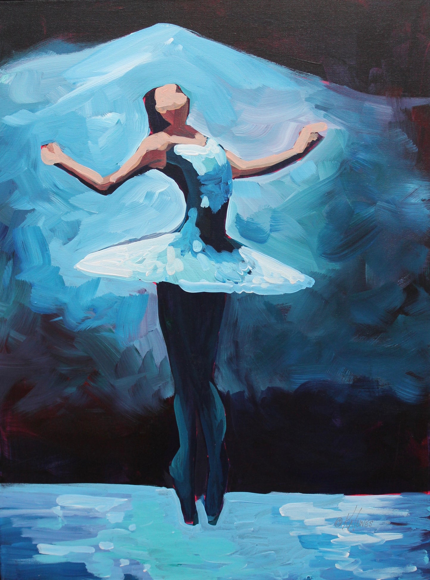 "Ballet" 18"x24" Canvas Print