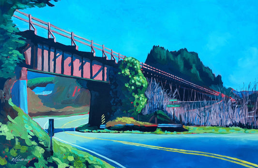 "Loleta Trestle" 20"x30" Canvas print